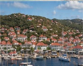 Gustavia harbor in Saint Barth